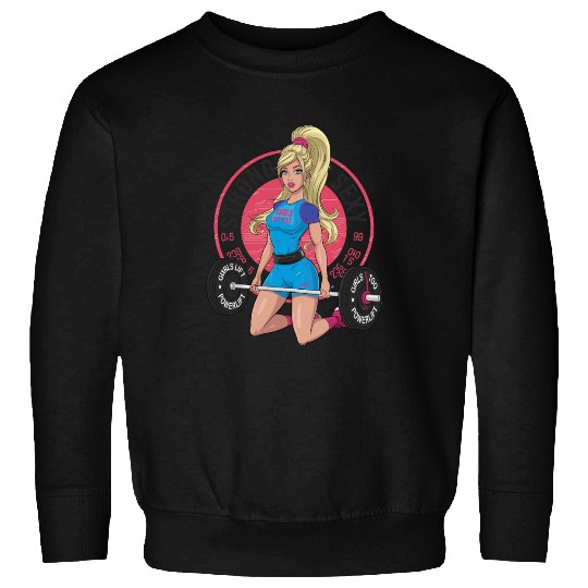 Strong Is Sexy Gym Motivation Girls Lift Too Sweatshirts