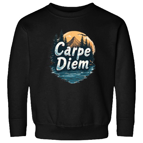 Carpe Diem Adventure Awaits Sweatshirts