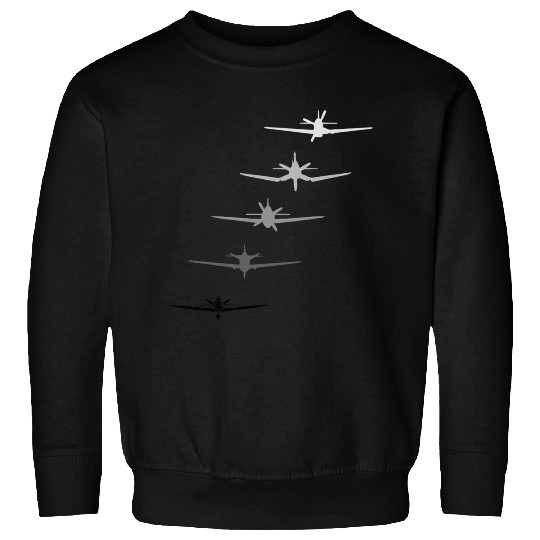 Best Warbirds Ever P-51 F4U P-47 P-40 and A6M Sweatshirts