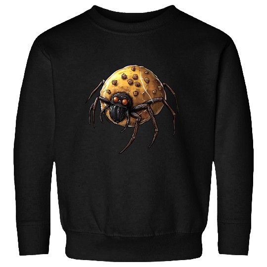 Donut Spider Funny Creative Motif Sweatshirts