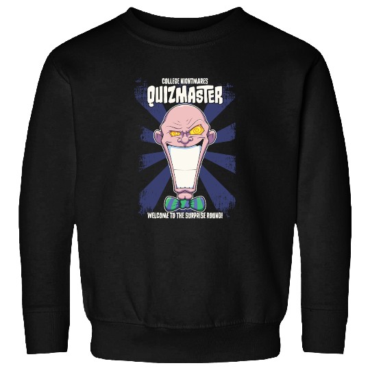 Quizmaster Funny Cartoon College Sweatshirts