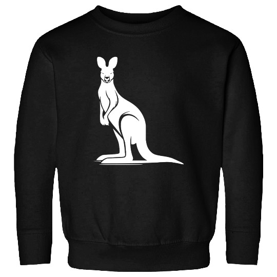 Marsupials Of The Wild Kangaroo Silhouette Sweatshirts