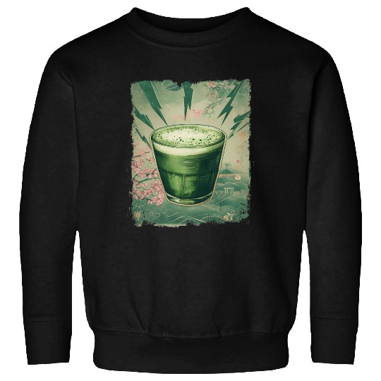 POWERED BY MATCHA - JAPAN THEME Sweatshirts