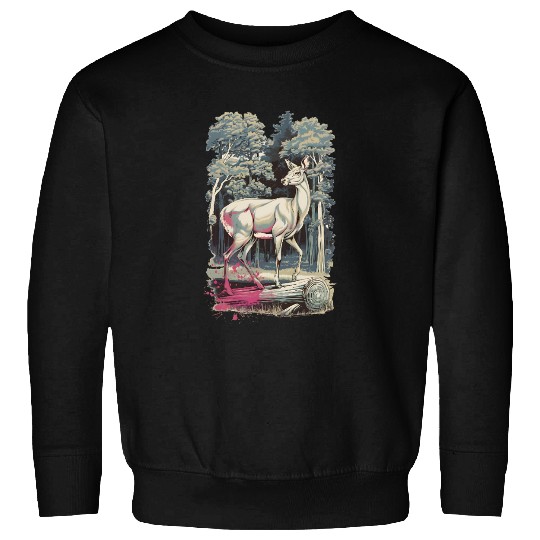 Deer in the forest 2 Sweatshirts