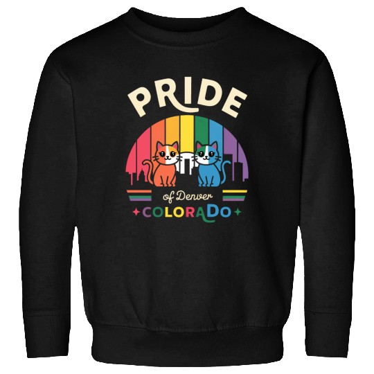 Pride of Dallas City Texas USA Rainbow Flag Sweatshirts