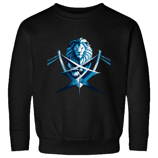 Unity Emblem: Lion and Bridge Intertwined Sweatshirts
