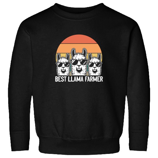 Funny Alpaca Farmer - Best Llama Farmer Sweatshirts