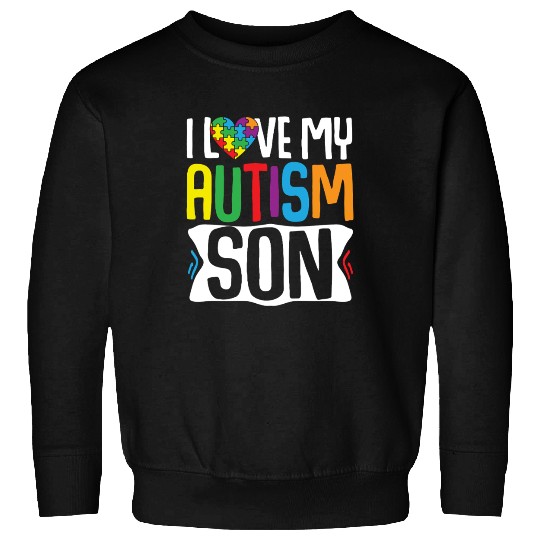 Autism Awareness Gift Parents Son Sweatshirts