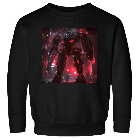 Crimson Labyrinth Mech Sweatshirts