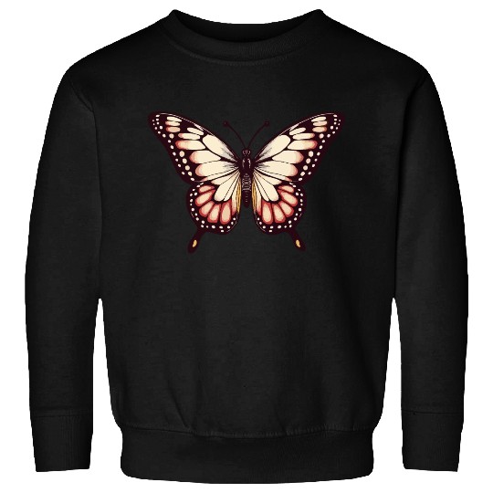 Vibrant Monarch Butterfly Sweatshirts