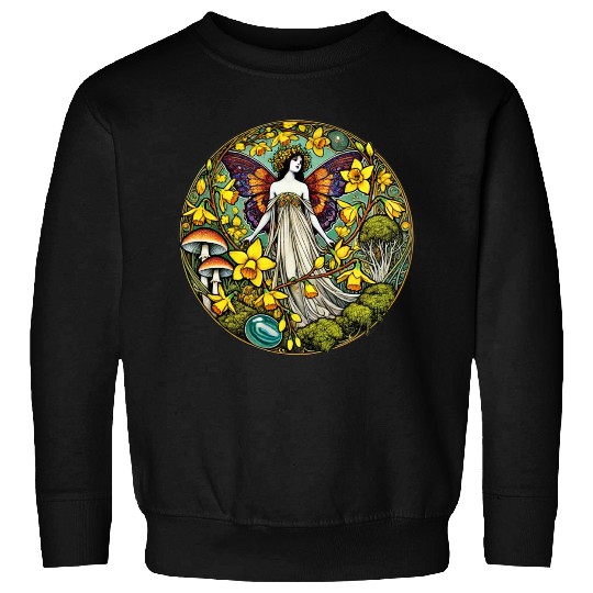 Vintage Spring Nature Fairy Sweatshirts