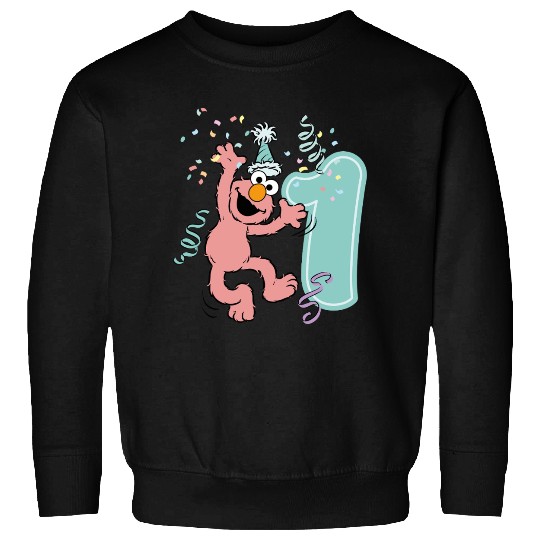 Sesame Street Birthday Design With Elmo One Year Sweatshirts