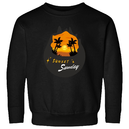 sunset sunday Sweatshirts