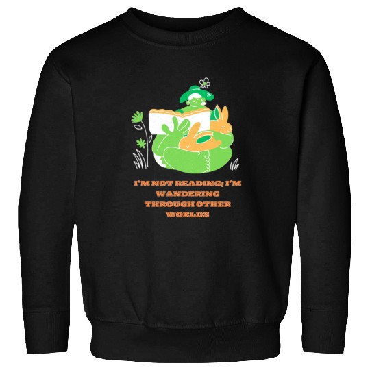 Literary Wanderer: Book and Bunny Bliss Sweatshirts
