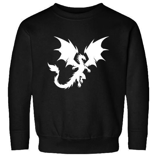 Large Flying Dragon With Huge Wings Sweatshirts