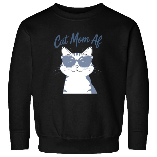 Funny Cat Mom Club Sunglasses Sweatshirts
