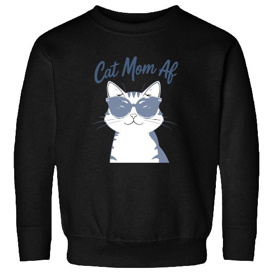 Funny Cat Mom Club Sunglasses Sweatshirts