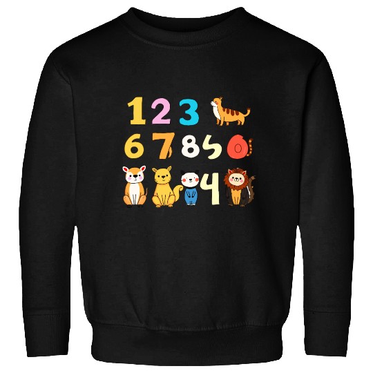Number Animals Sweatshirts