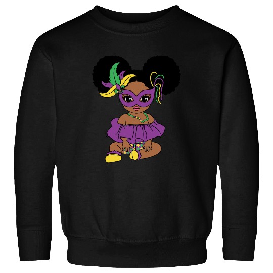 Mardi Gras Baby Girl Costume Design Sweatshirts