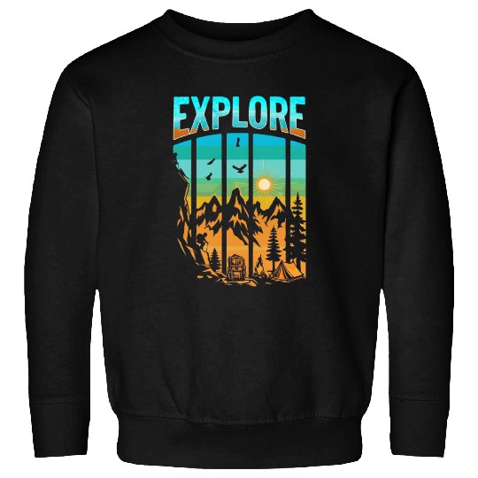 Apex Ascent: Embrace the Untamed Horizon Sweatshirts