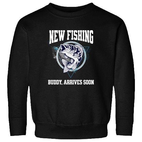 Funny Fishing Dad New Baby Angler Family Joke. Sweatshirts