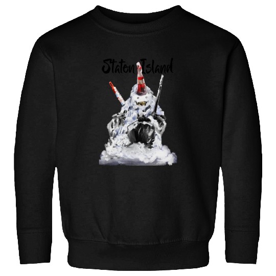 Staten Island Snow Man NYC Sweatshirts
