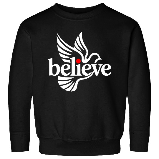 Believe white Sweatshirts