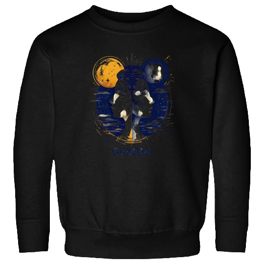 Zodiac Card Gemini Sweatshirts