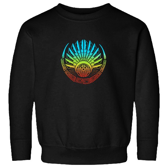 Mayan And Aztec Quetzalcoatl Maya Tribal Sweatshirts