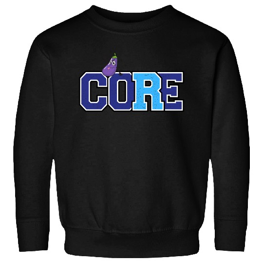 Core and eggplant Sweatshirts