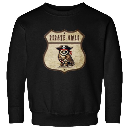 Pirates Owl Design Sweatshirts