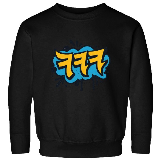 Bold Graffiti "ㅋㅋㅋ" Expression Sweatshirts