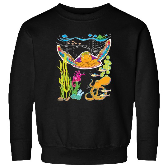 Cute Hawksbill Sea Turtle Sweatshirts