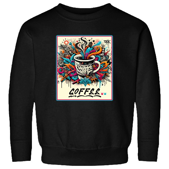 Coffee Graffiti Explosion Sweatshirts