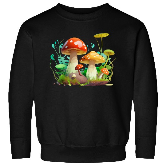 Funky Fungi – Nature’s Neon Wonder Sweatshirts