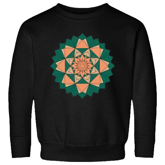 Abstract Starburst Mandala Sweatshirts