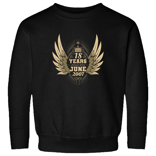 Unique angel with wings 18th birthday celebration Sweatshirts