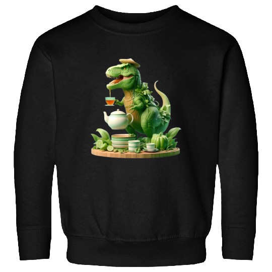 Sweatshirts Tea Rex - Thé mignon et amusant Sticker