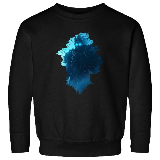 Mystical Warrior Made Of Ice With Dark Aura Sweatshirts