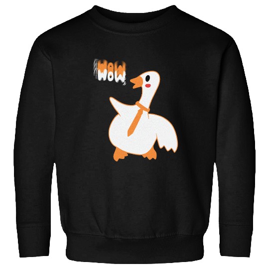 Wow Duck Sweatshirts