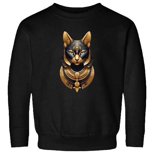 Ancient Egyptian Cat Pendant Design Sweatshirts