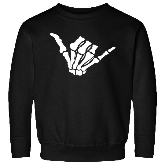 Skeleton Shaka Hand – Bone Hang Loose Sweatshirts