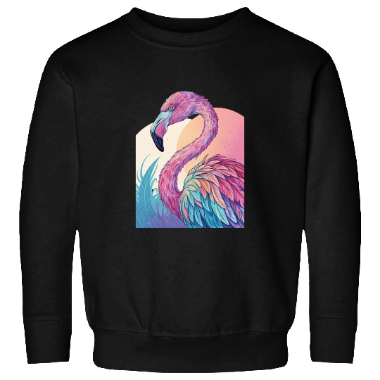Psychedelic Flamingo Sweatshirts