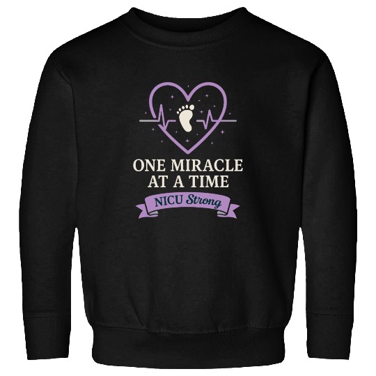 NICU Parent Pride Preemie Warrior Neonatal Sweatshirts
