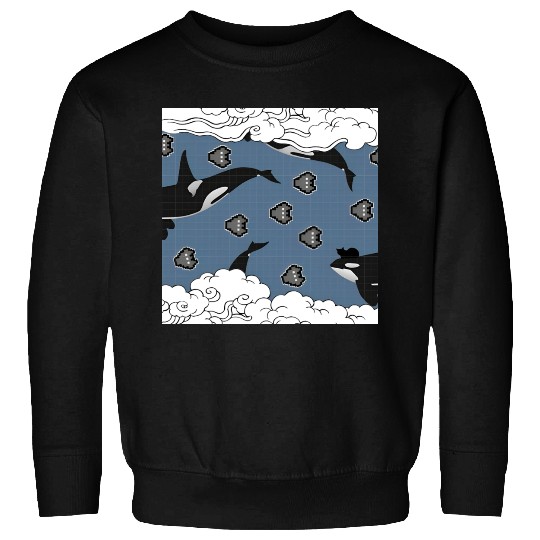 Orca Galaxy Patrol Sweatshirts