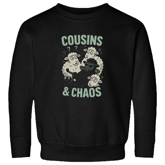 Funny Black Sheep Cousin Quirky Family Outcast Sweatshirts