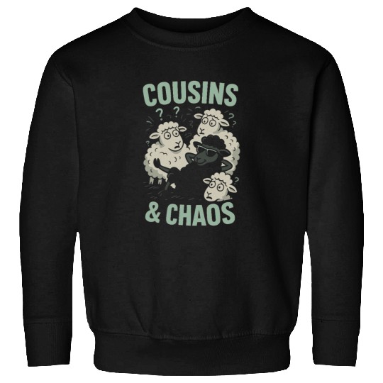 Funny Black Sheep Cousin Quirky Family Outcast Sweatshirts