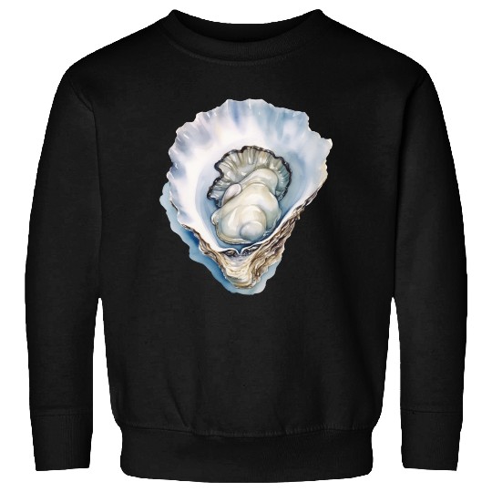 Watercolor Oyster Shell Sweatshirts