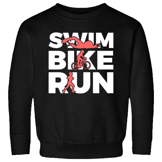 Swim Bike Run Repeat Sweatshirts
