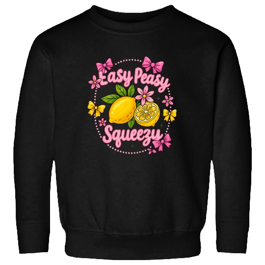 Preppy Lemon Summer Lemon Coquette Sweatshirts